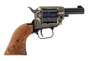 Heritage Arms Barkeep 22lr revolver features a 2 inch barrel